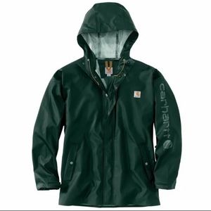 NWT Carharrt Men 2XL Tall Lightweight Rainstorm Outerwear Green 103509-365